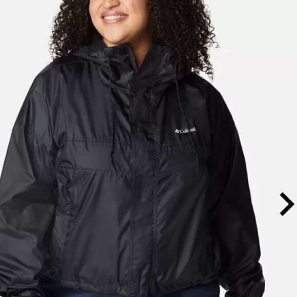 Women's Flash Challenger™ Cropped Windbreaker - Plus Size. NWT Black 2xl - Picture 4 of 11